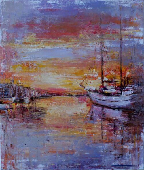 Západ slnka nad morom